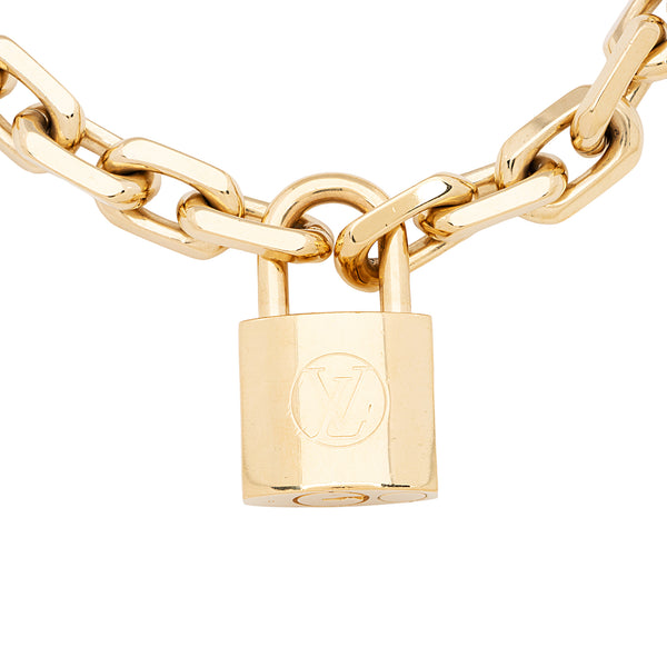 Sold at Auction: Louis Vuitton, Louis Vuitton LV Edge Cadenas Necklace  (Sold Out)
