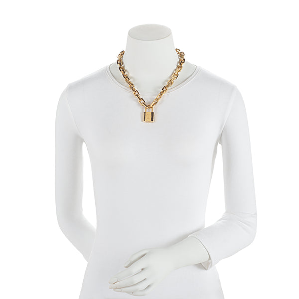 LV Edge Necklace Cadenas S00 - Fashion Jewelry