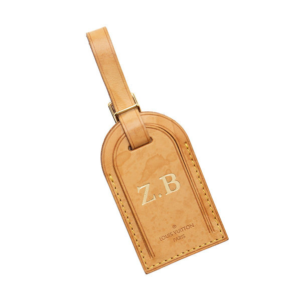 Louis Vuitton Leather Luggage Tag (SHF-6B2caV) – LuxeDH