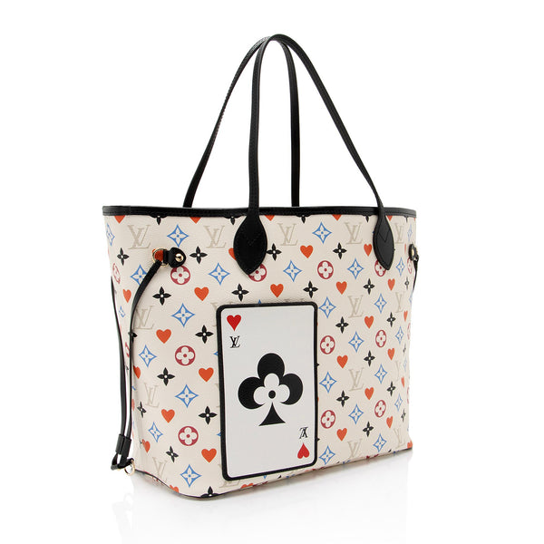 Sold at Auction: Louis Vuitton, LOUIS VUITTON GAME ON NEVERFULL MM TOTE  BAG