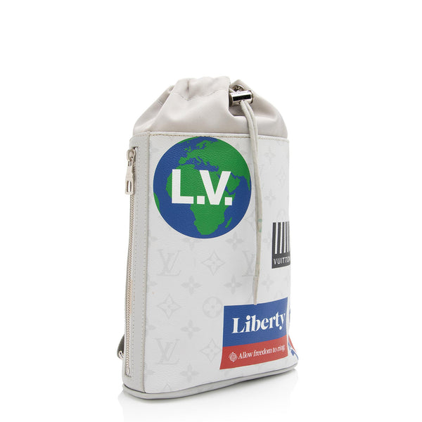 Louis Vuitton Limited Edition Monogram Logo Chalk Sling Bag (SH – LuxeDH