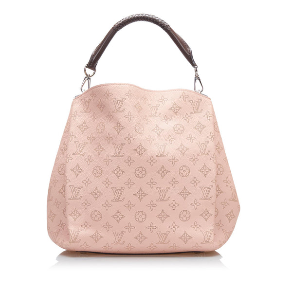 Louis Vuitton Magnolia Monogram Mahina Leather Babylone PM Bag
