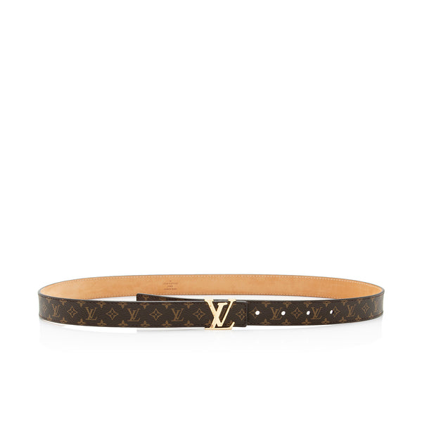 Louis Vuitton Damier Graphite Initiales Belt - Size 34 / 85 (SHF