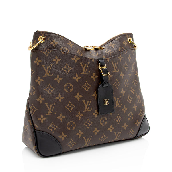 Louis Vuitton Monogram Canvas Odeon MM NM Shoulder Bag (SHF-9QQwaH