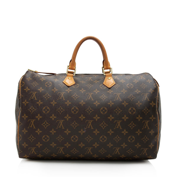 Louis Vuitton Monogram Canvas Speedy 40, $800, Gilt