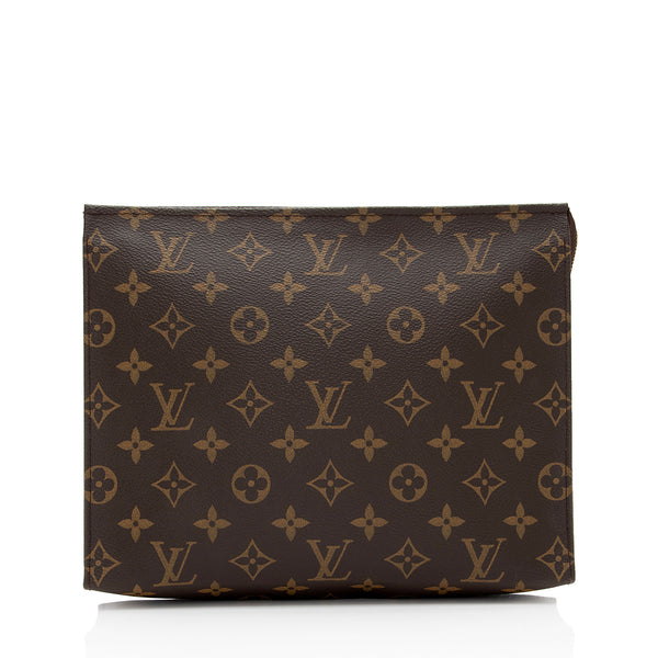 LOUIS VUITTON Toiletry 26 Monogram Canvas Cosmetic Pouch Brown