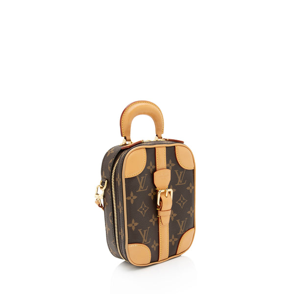 Louis Vuitton Monogram Canvas Valisette BB Shoulder Bag (SHF-20590)