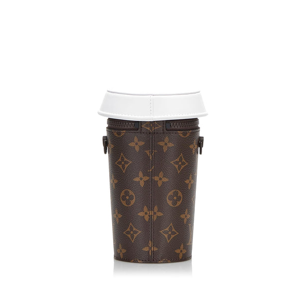 Louis Vuitton Monogram Coffee Cup Pouch - Brown Messenger Bags, Bags -  LOU581331