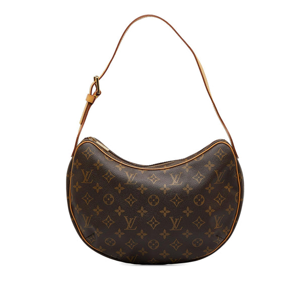Shop for Louis Vuitton Monogram Canvas Leather Croissant MM Bag