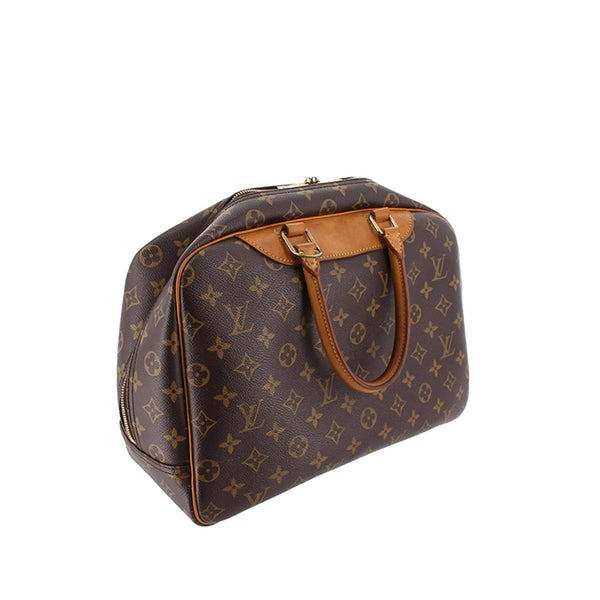 LOUIS VUITTON Monogram Deauville Boston Travel Handbag