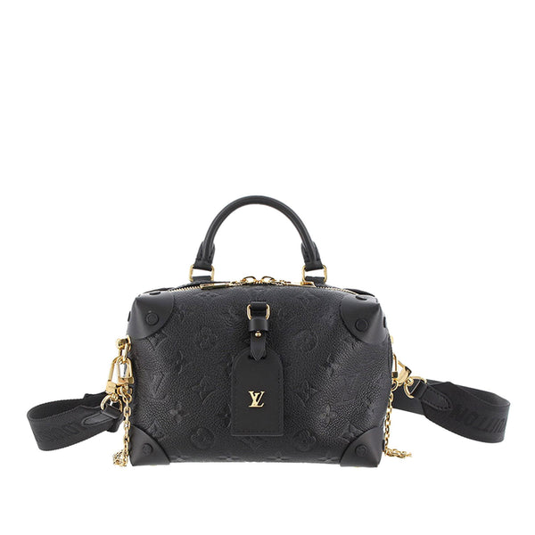 Louis Vuitton Petite Malle Souple Handbag Monogram Empreinte