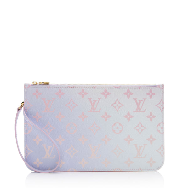 Louis Vuitton - Authenticated Neverfull Clutch Bag - Leather Pink Plain for Women, Never Worn, with Tag