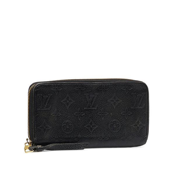Louis Vuitton Black Monogram Empreinte Zippy Coin Purse