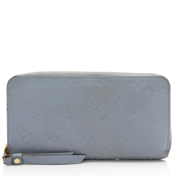 Louis Vuitton Monogram Pattern Empreinte Leather Zippy Wallet
