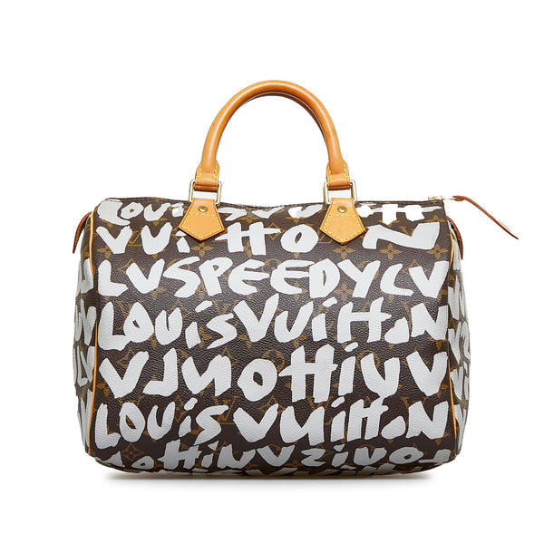 AMORE Vintage on Instagram: Louis Vuitton Graffiti Speedy 30 and