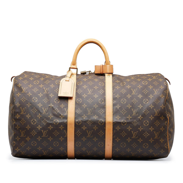 Authenticated Used Auth Louis Vuitton Monogram Keepall Bandouliere