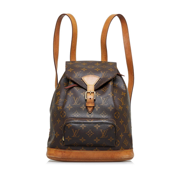 Louis Vuitton Montsouris MM Monogram Backpack Shoulder Bag 