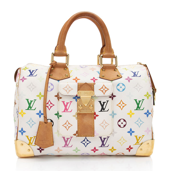 Louis Vuitton Bag Multicolor Speedy 30 Bron white monogram from
