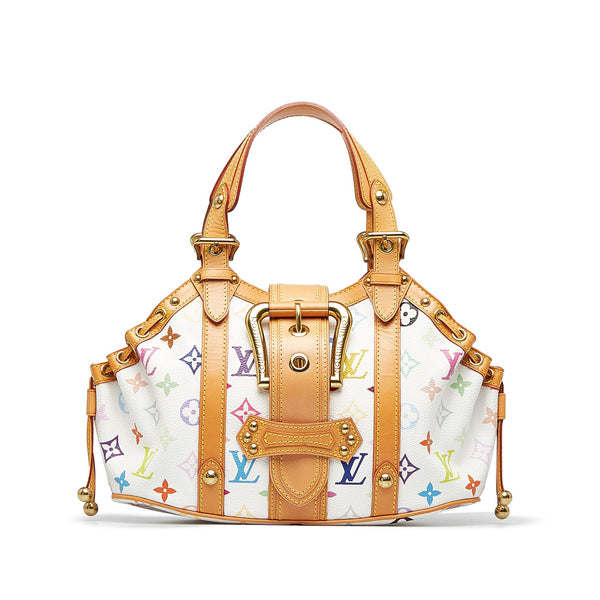 Louis Vuitton, Bags, Louis Vuitton Monogram Multicolor Theda Gm White