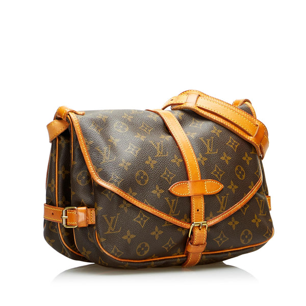 Louis Vuitton Monogram Saumur 25 (SHG-hLwjCx) – LuxeDH