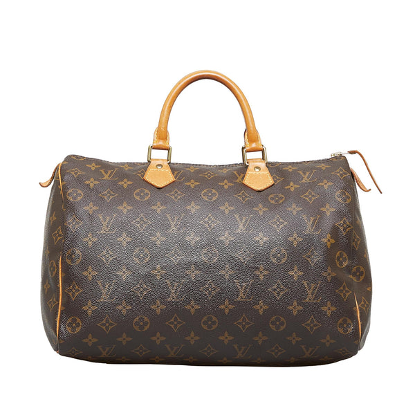 Louis Vuitton Vintage Monogram Canvas Speedy 35 Satchel (SHF