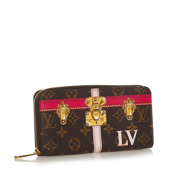 Louis Vuitton Monogram Summer Trunks Small Zippered Wallet