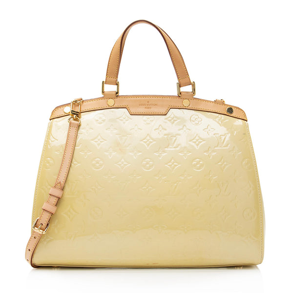 Louis Vuitton Brea MM Vernis Handbag - Yellow