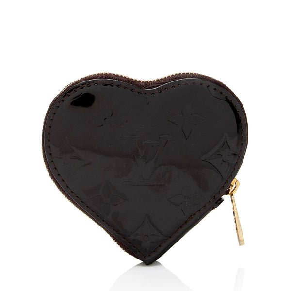 Louis Vuitton Limited Edition Vernis Monogram Degrade Heart Coin