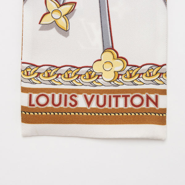Louis Vuitton Silk Planet LV Bandeau Scarf (SHF-22464) – LuxeDH