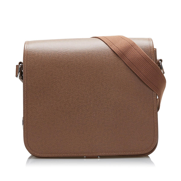 Louis Vuitton Taiga Leather Messenger Bag - Brown Messenger Bags