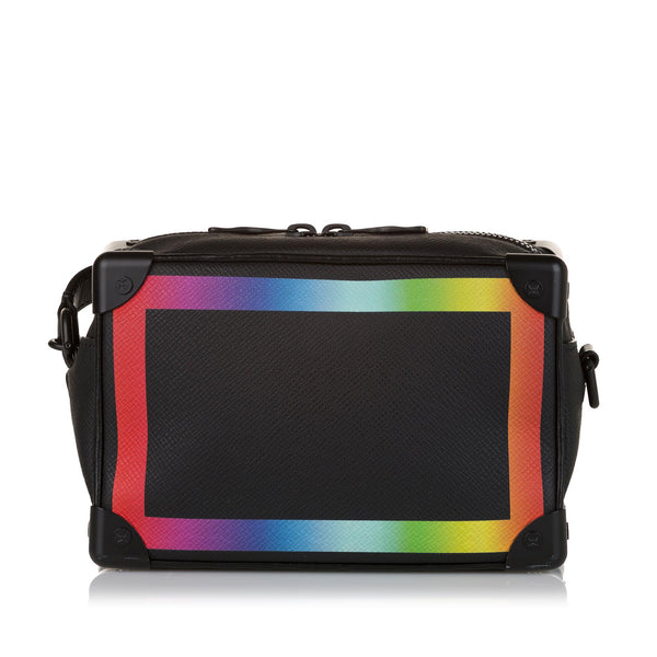Louis Vuitton Soft Trunk Taiga Rainbow Shoulder Bag Virgil Abloh