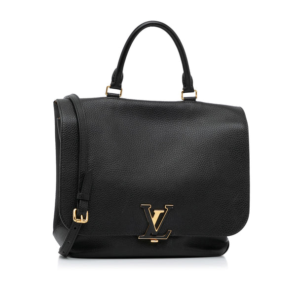 Louis Vuitton - Authenticated Volta Handbag - Leather Black Plain for Women, Good Condition