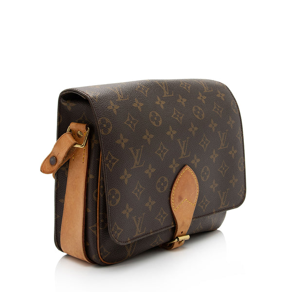 Louis Vuitton Vintage Monogram Canvas Cartouchiere GM Shoulder Bag - F –  LuxeDH