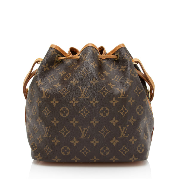 Louis Vuitton Monogram Canvas Petit Noe NM Shoulder Bag (SHF-22012) – LuxeDH