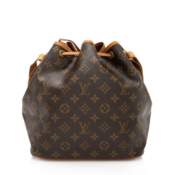 Louis Vuitton Vintage Monogram Petit Noe Bucket Shoulder Bag