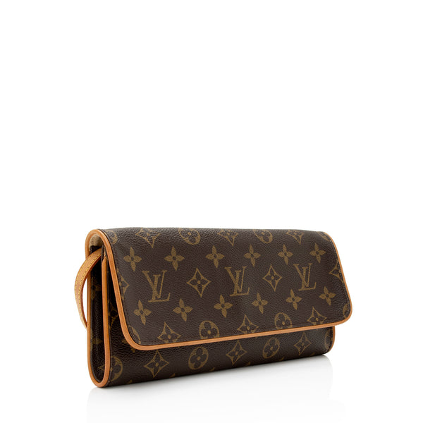 Louis Vuitton Pochette Monogram Clutch Crossbody Bag From