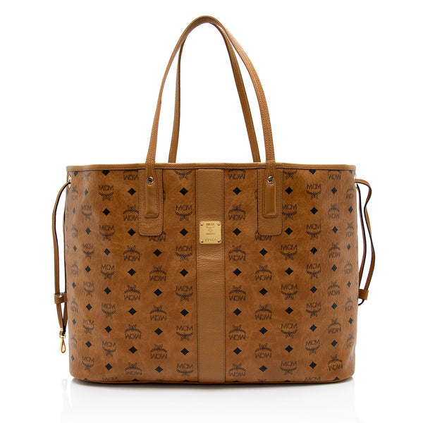 MCM Liz Shopper Large Bag in Brown