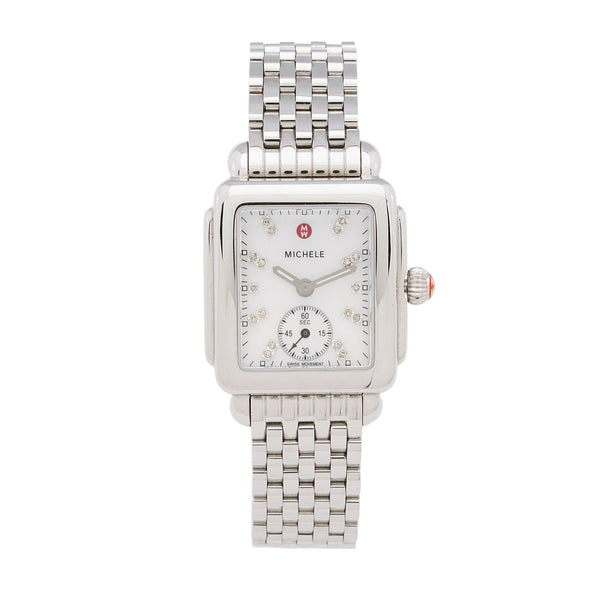 Michele deco clearance 16 diamond watch