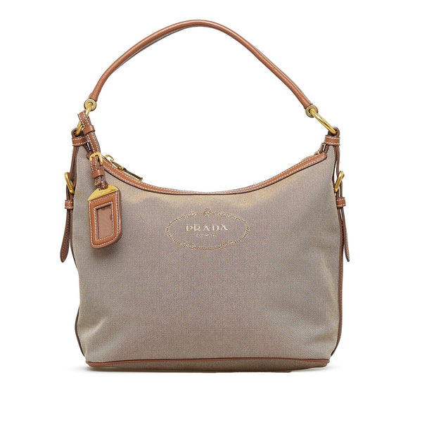 Prada Canapa Shoulder Bag (SHG-mJ3BB2) – LuxeDH