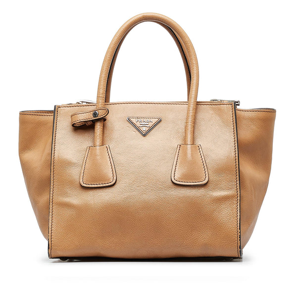 Prada Calf Leather Tote Bag