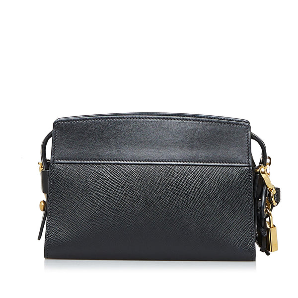 Prada Saffiano Esplanade Crossbody Bag (SHG-35109) – LuxeDH