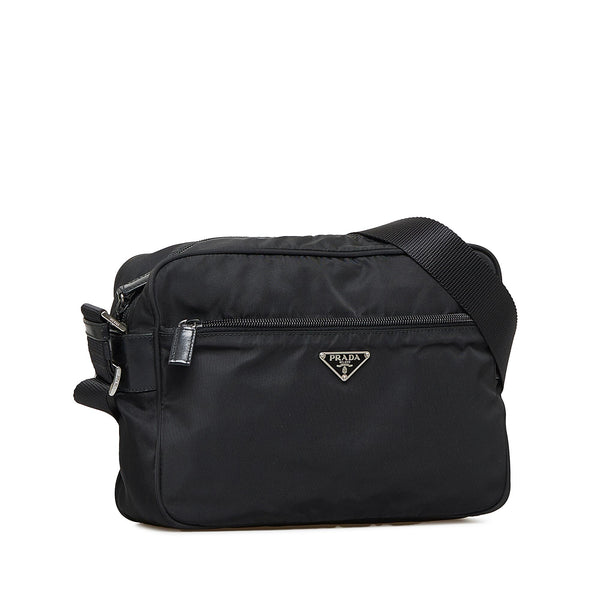 Prada Tessuto Nylon Black Camera Bag Cross Body