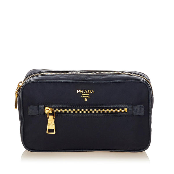 Prada Tessuto Nylon Black Camera Bag Cross Body