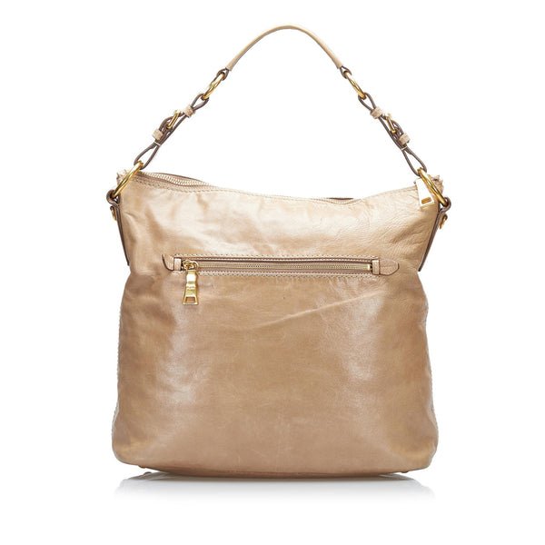 Prada Vitello Shine Shoulder Bag (SHG-hs6V3o) – LuxeDH