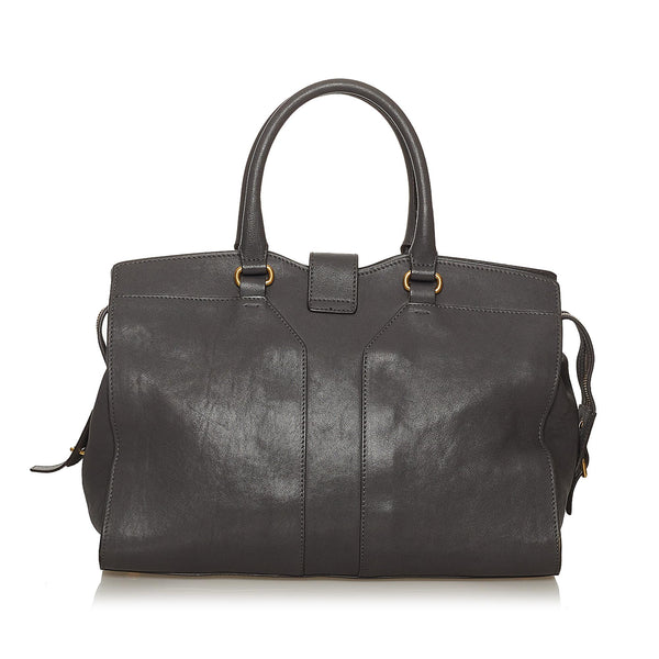 SAINT LAURENT cabas chyc black small handbag [authentic]