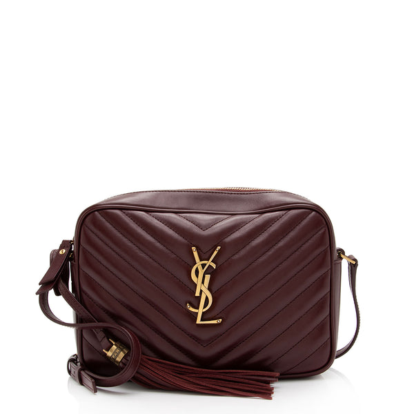Yves Saint Laurent Lou Camera Bag Mini Brown Calfskin