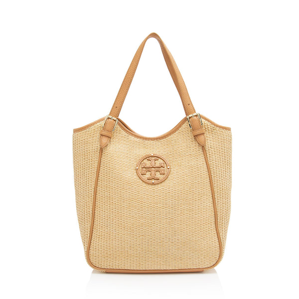 Tory Burch Leather McGraw Triple Compartment Tote (SHF-JTr34t