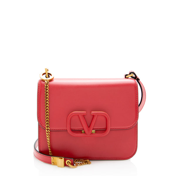 Valentino Pink Leather Small VSling Shoulder Bag Valentino