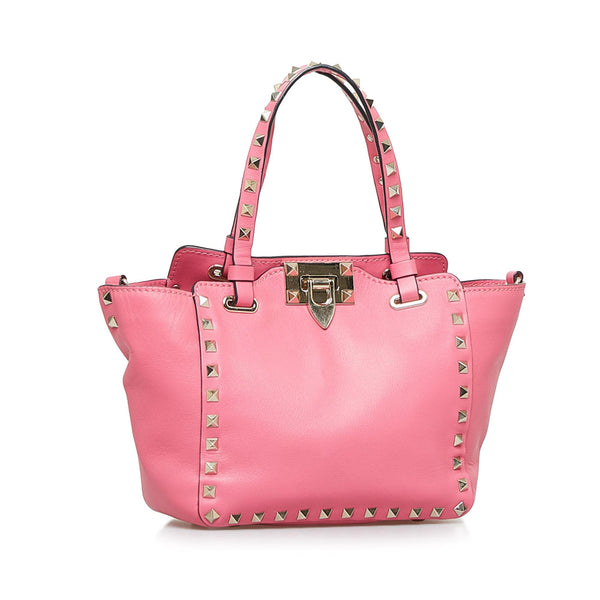 Valentino Rockstud All Over Trapeze Tote Bag