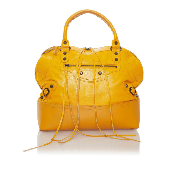 Balenciaga Classic Mini City Bag in Yellow